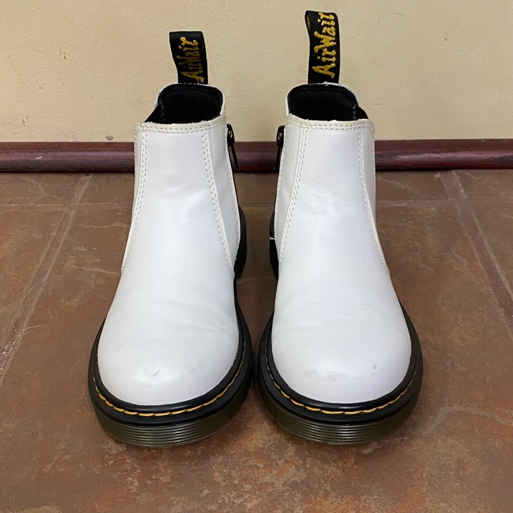 DR MARTENS JUNIOR 2976 LEATHER CHELSEA BOOTS SZ 13 US - Picture 2 of 10